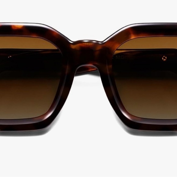 Tortoise Shell Square Sunglasses - Picture 2 of 4